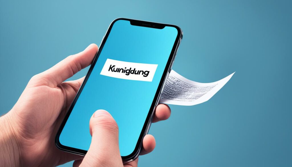 Kündigung Mobilfunkvertrag